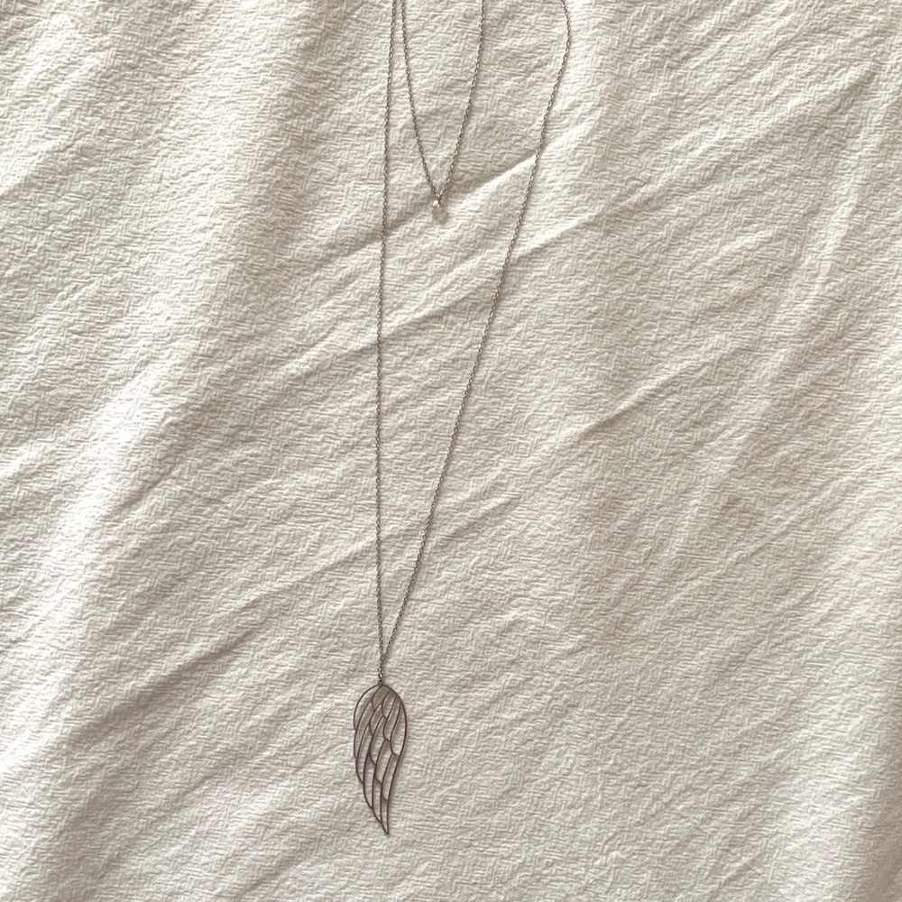 Agatha double layering necklace